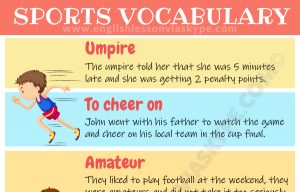 Read more about the article IELTS Sports Vocabulary Words