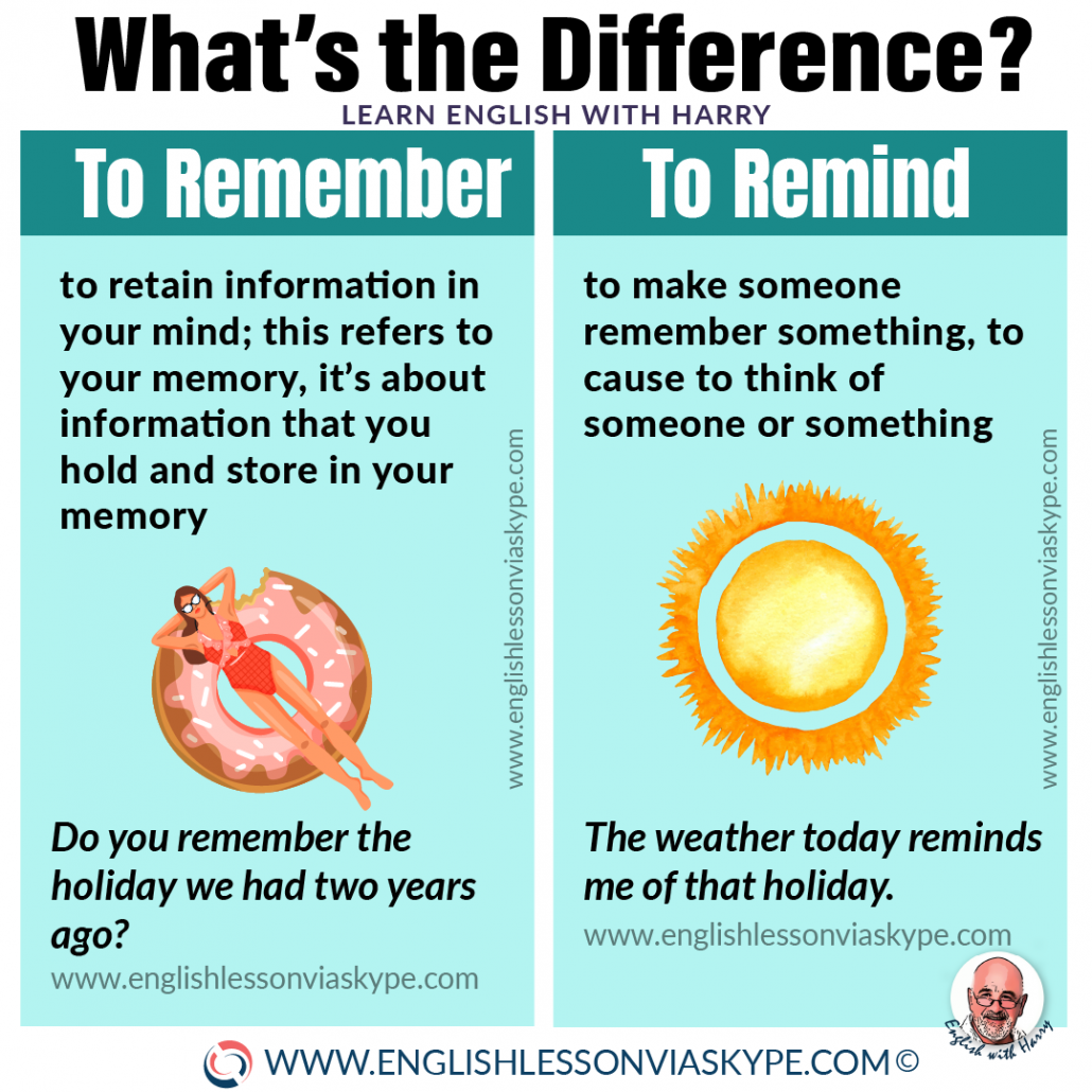 Memory Related Vocabulary Words ⬇️ Learn English with Harry