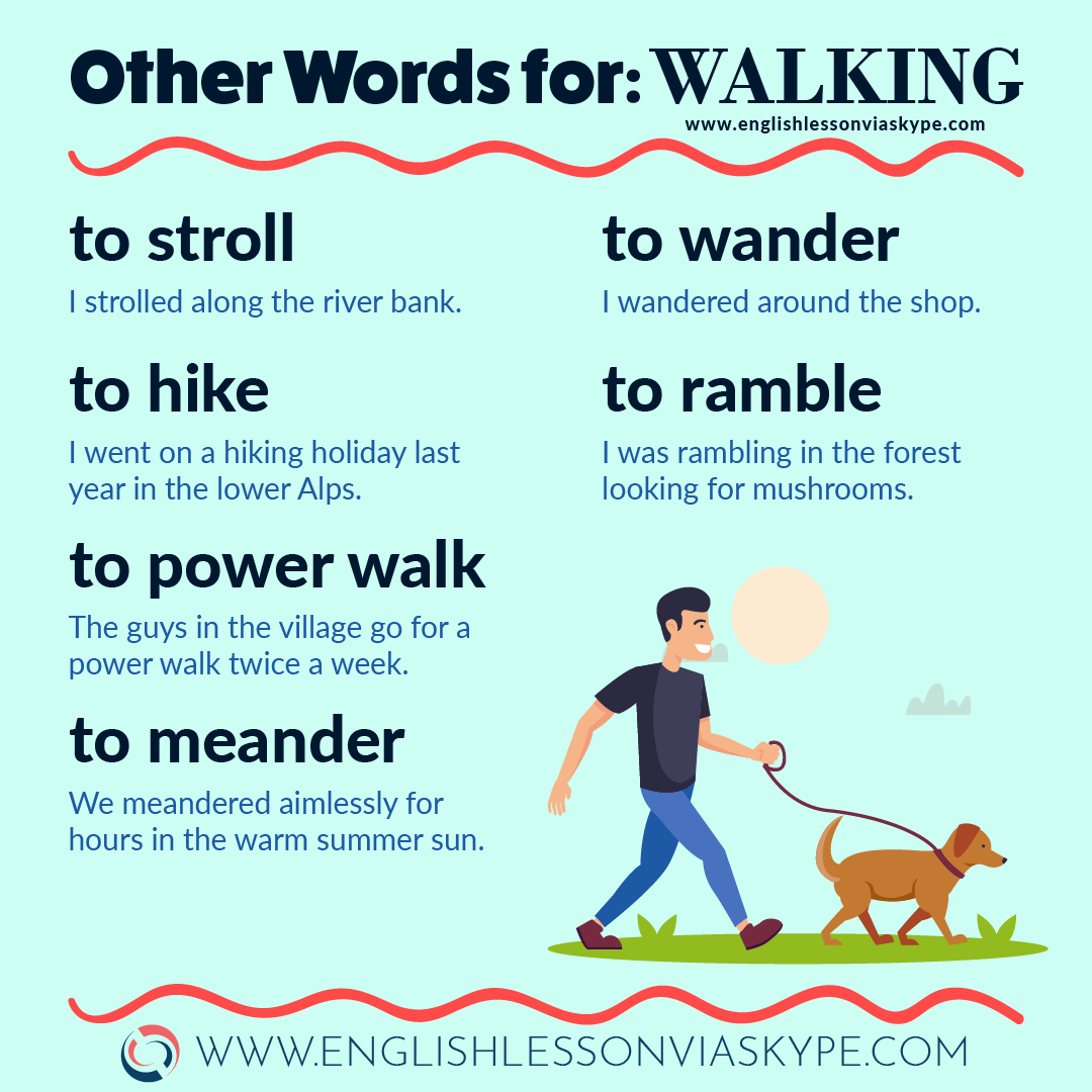 10 Different Words For Walking In English Learn English With Harry