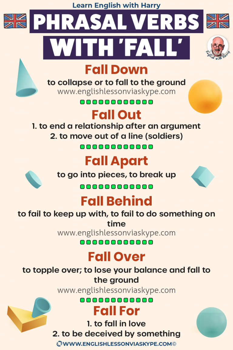 Phrasal Verbs With Fall With Meanings Learn English | My XXX Hot Girl