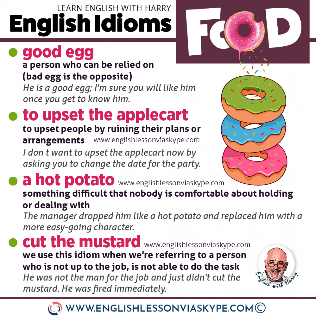 food idiomatic expressions