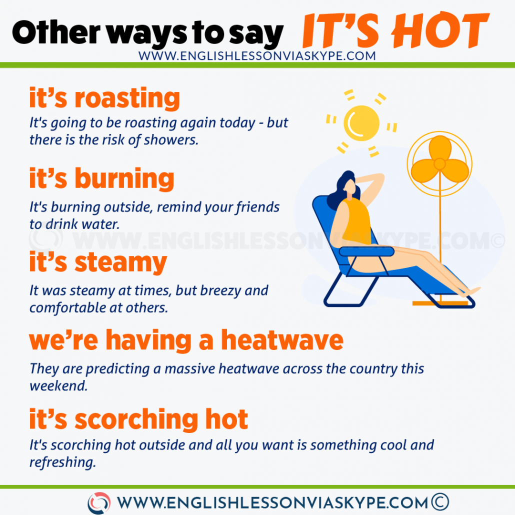 12-other-ways-to-say-it-s-hot-in-english-english-lesson-via-skype