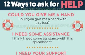 12 Other Ways to Ask for Help in English. Improve your vocabulary at www.englishlessonviaskype.com #learnenglish #englishlessons #tienganh #EnglishTeacher #vocabulary #ingles #อังกฤษ #английский #aprenderingles #english #cursodeingles #учианглийский #vocabulário #dicasdeingles #learningenglish #ingilizce #englishgrammar #englishvocabulary #ielts #idiomas