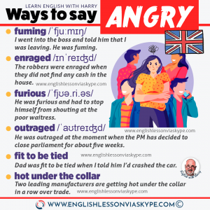 Advanced Ways to Say Angry in English • Study English Advanced Level