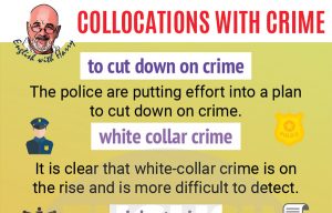 English collocations with crime with meanings and examples. Improve English speaking skills. IELTS. Learn English with Harry at www.englishlessonviaskype.com #learnenglish #englishlessons #tienganh #EnglishTeacher #vocabulary #ingles #อังกฤษ #английский #aprenderingles #english #cursodeingles #учианглийский #vocabulário #dicasdeingles #learningenglish #ingilizce #englishgrammar #englishvocabulary #ielts #idiomas