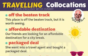 English travelling collocations. From intermediate to advanced English level with www.englishlessonviaskype.com #learnenglish #englishlessons #EnglishTeacher #vocabulary #ingles #английский #aprenderingles #english #cursodeingles #учианглийский #vocabulário #dicasdeingles #learningenglish #ingilizce #englishgrammar #englishvocabulary #ielts #idiomas