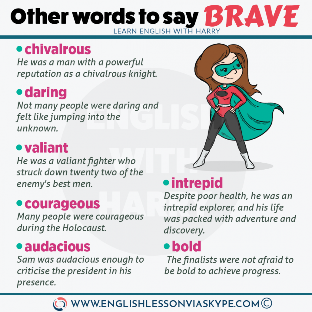 Words To Describe Brave