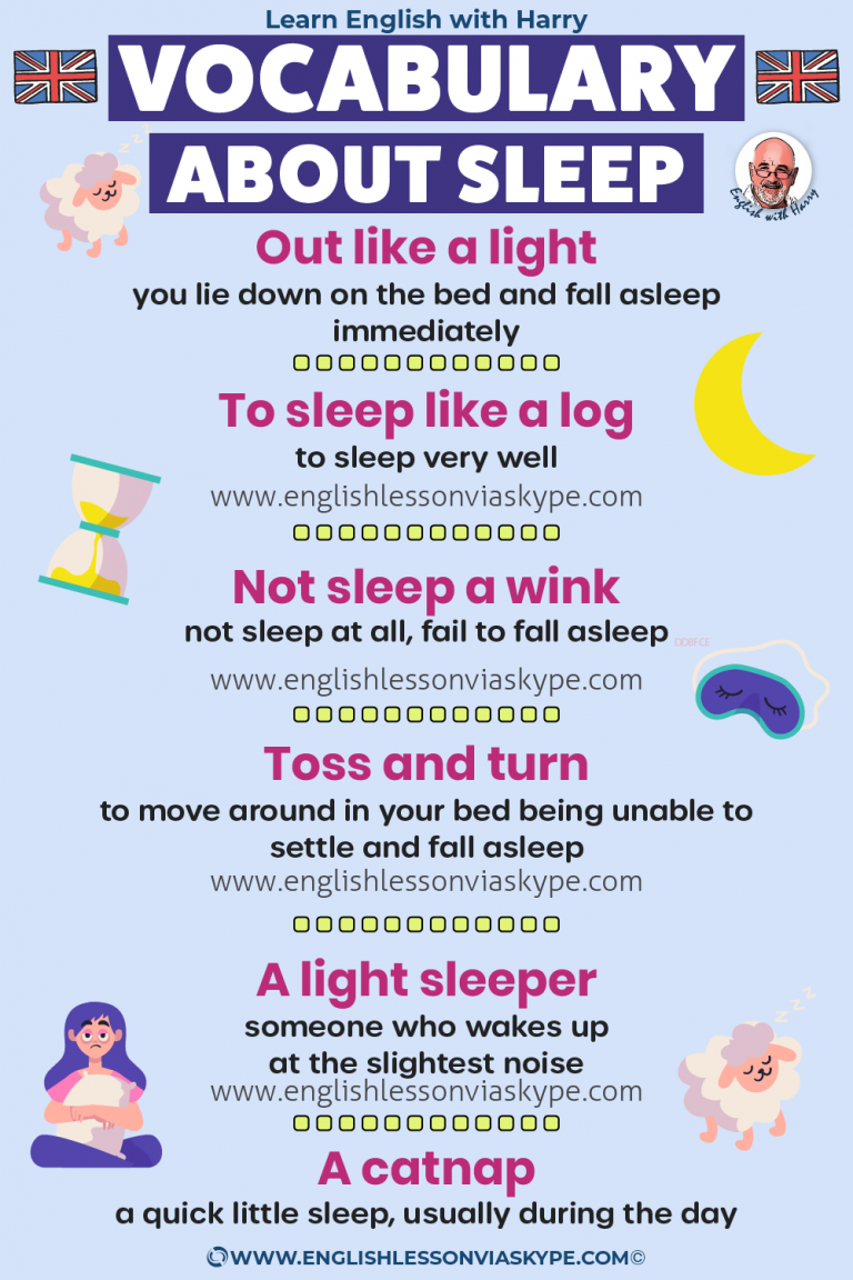 english-vocabulary-lesson-sleep-youtube