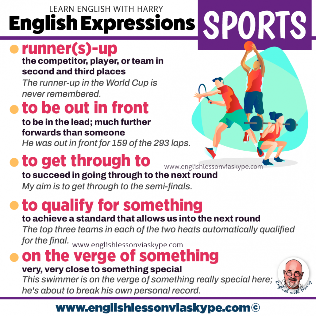 IELTS English Sports Vocabulary Learn English With Harry