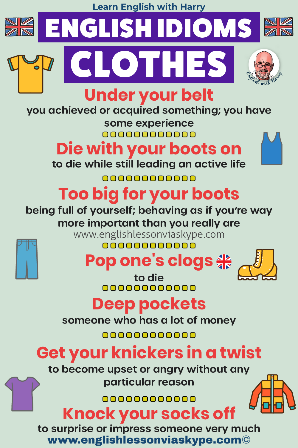 Idioms with clothes