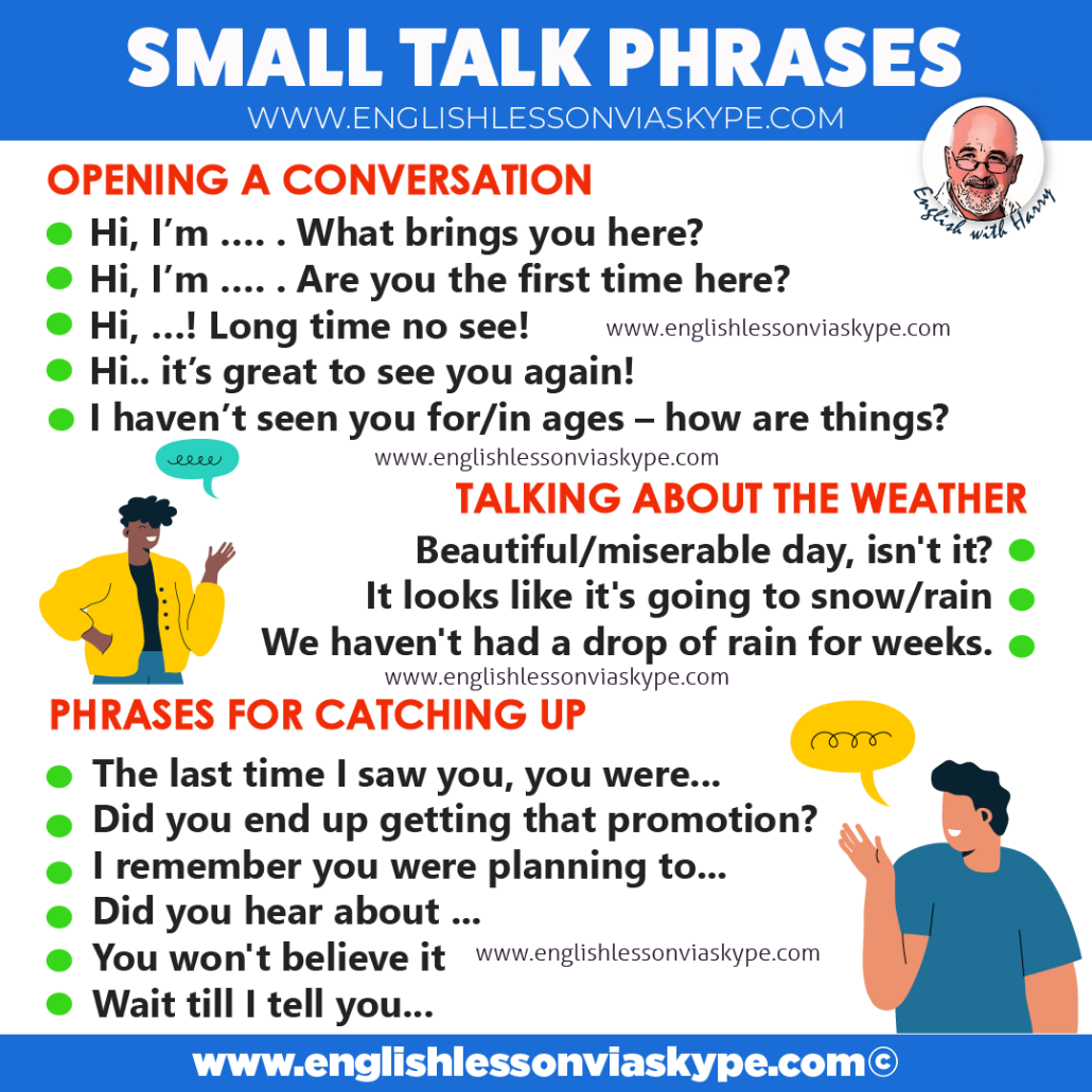How To Make Small Talk In English Speak English With Harry 👴 2023