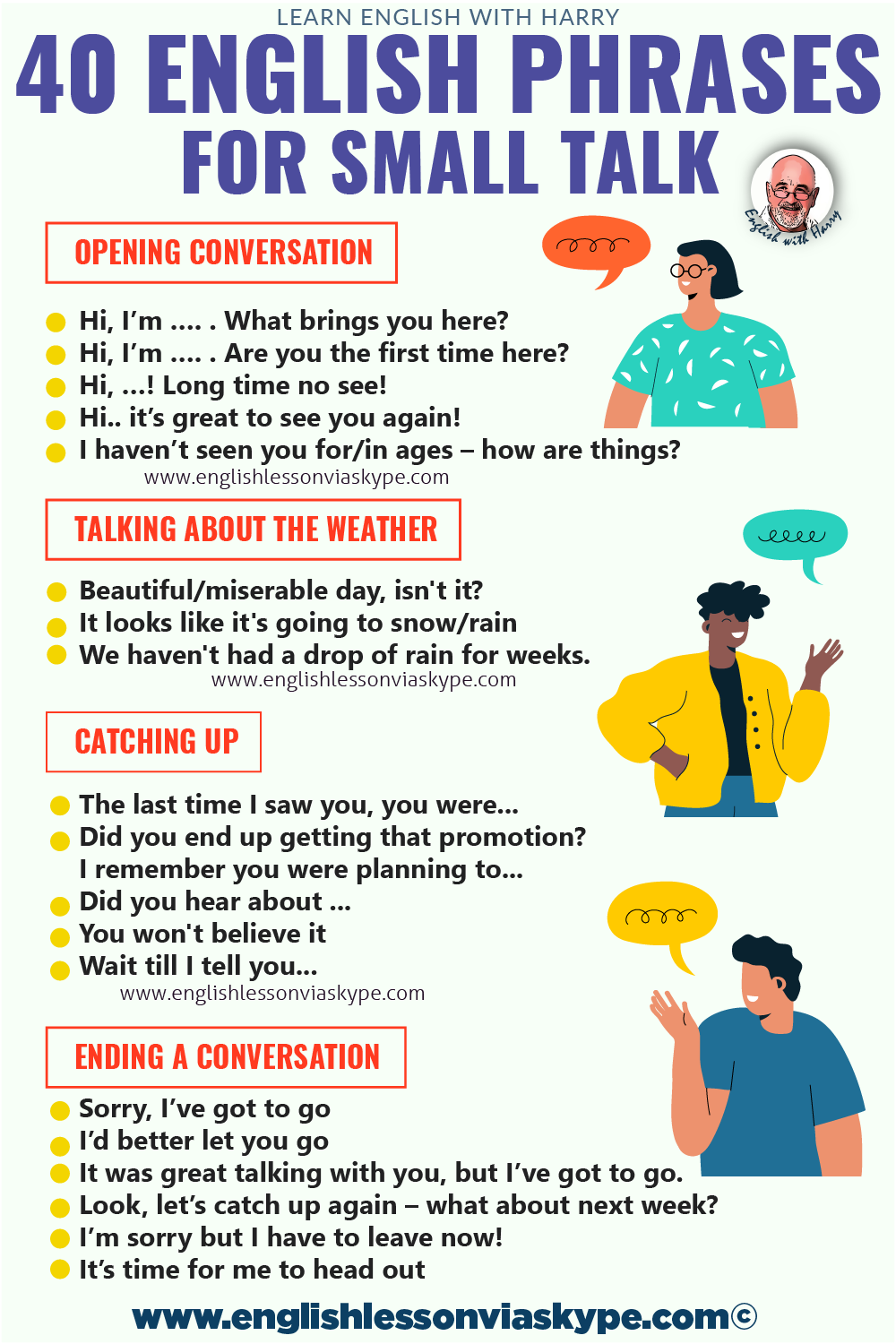 How To Make Small Talk In English • Speak English with Harry 👴