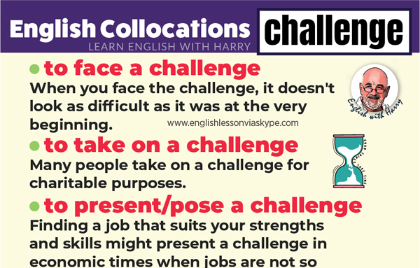 Collocations with challenge