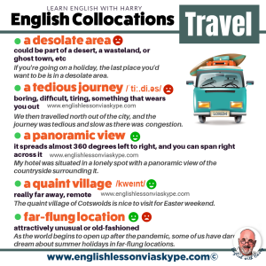 tour verb collocations