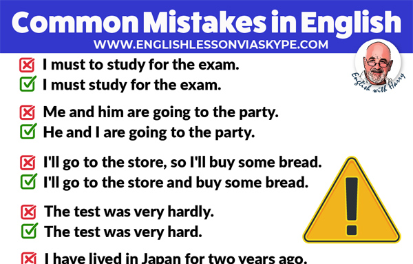 Common Grammar mistakes 𝐋𝐢𝐤𝐞 𝐚𝐧𝐝 - Daily English Learning