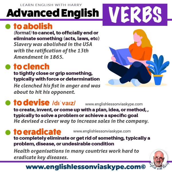 20 Advanced English Verbs For Speaking And Writing • C1 Level