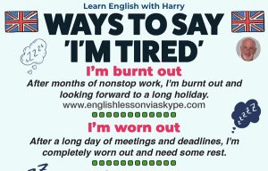 Read more about the article How to Say You’re Tired in English