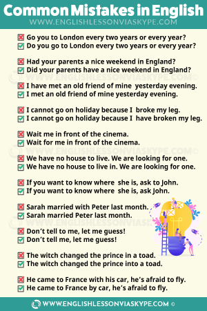 5 Common English Mistakes and How You Can Fix Them — In English With Love
